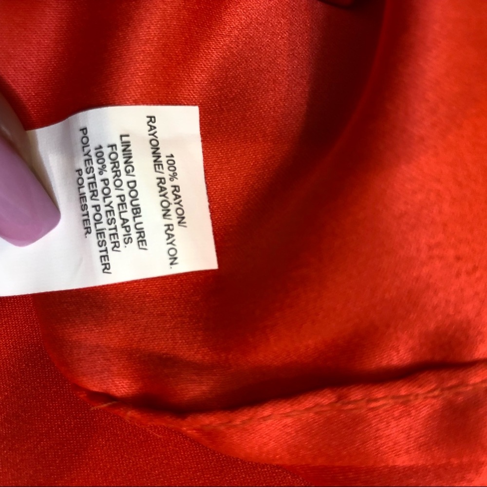 🛍LUCKY BRAND | Orange Sleeveless Dress Small - Picture 7 of 7